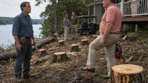 He Cut Down Six Oaks for a Better Lake View, Then Dared the Quiet Neighbor to Sue