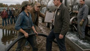 She Opened the Tanker Valve While the Whole County Waited for the Pond to Live Again