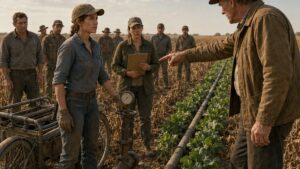 She Pulled Irrigation Pipe by Bicycle Until the Men Who Mocked Her Needed Her Field to Survive