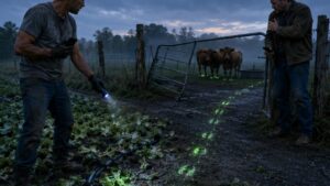 The Farmer Marked His Own Gate, Then Followed the Glowing Hoofprints to the Man Who Denied Everything