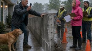 They Sent A Crew To Tear Down His Flood Wall Before The Storm Proved Why It Stood