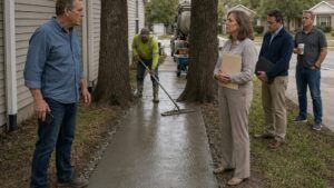My HOA Poured Concrete Across the Strip I Let Them Use—and Then Called It Theirs