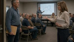 They Called the Quiet Homeowner a Handyman Until His Old Drainage Maps Exposed the HOA’s Costliest Mistake