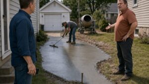 He Poured Concrete Across My Property, Then the HOA Learned Why I Had Let Him Use It