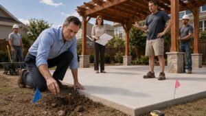 My Neighbor Built Twelve Feet Into My Yard, but the Survey Marker He Buried Changed Everything
