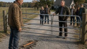 They Locked the Only Road Across His Farm, Then Learned Who Actually Owned the Ground Beneath It