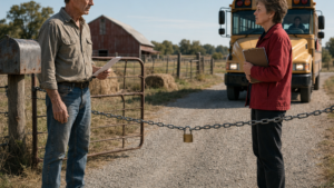 The Day They Chained His Farm Road, He Went Looking for the Record Everyone Ignored
