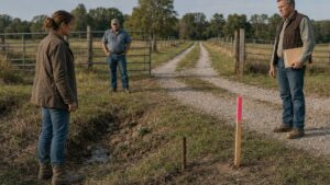 She Thought the Farm Road Dispute Was About Money Until the Old Survey File Told a Different Story