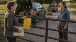 They Fined Her Farm for a Quiet Sunday Gathering, Then Her Old Ledger Exposed the Road Money