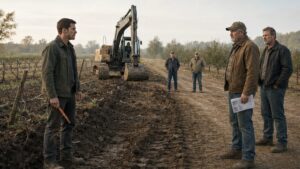 While He Served Overseas, They Moved His Farm Boundary—But the Orange Stakes Remembered Everything