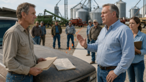 They Poured a New Farm Cooperative Yard Over His Family’s Mineral Line, Then Laughed When He Brought the Old Deed