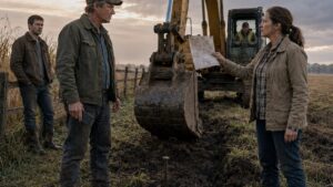 They Dug Across His Farm Boundary Before Sunrise, but the Old Survey Marker Told a Different Story