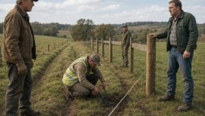 He Moved the Fence Eleven Feet Into Samuel’s Farm—Then the Buried Iron Pin Changed Everything