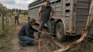 He Said the Livestock Trailer Had Always Stayed There—Until Fourteen Inches Changed Everything