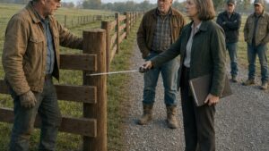 They Tore Down His Farm Fence Over Two Inches—Then He Followed the Bills Nobody Else Had Checked