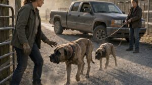 She Sent Two Starving Mastiffs Across His Farm Road, Not Knowing What Catherine Had Already Seen