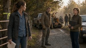 They Came to Cut Her Farm Windbreak at Dawn—Then She Recognized Every Contractor on the Cooperative’s Payroll