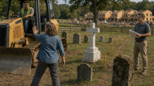 She Stood Between the Bulldozer and Six Generations of Graves, but the Old Deed Wasn’t the Whole Truth