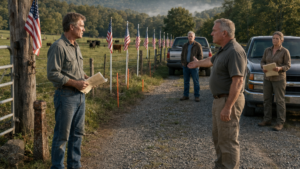 They Ordered the Flag Down at My Farm Gate, but the Boundary They Questioned Exposed Something Bigger