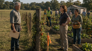 They Called His Pasture a Community Garden—Until the Old Fence Line Became Impossible to Ignore