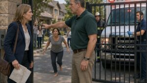 The HOA President Told Her to Stop Questioning Him, Then an Ambulance Reached the Locked Gate