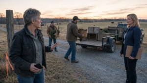 They Cleared Her Mother’s Christmas Basket From the Farm Gate—Then She Read the Easement They Never Expected Her to Find