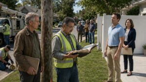 He Reported the Old Utility Pole—Then the Easement Led Straight Under His New Patio