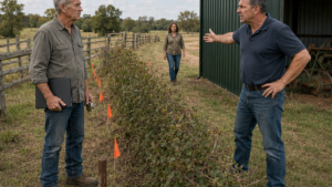 My Neighbor Put His Equipment Shed Seven Feet Into My Pasture—So I Let the Old Boundary Speak