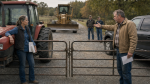 They Ordered Laura to Remove Her Farm Gate—Then She Checked the 1994 Easement Beneath Their Road