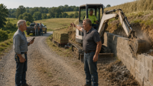 They Tore Down Robert’s Farm Wall Before Hay Season—Then the Hill Started Moving