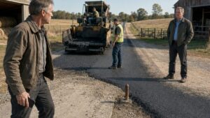 They Paved Across His Farm Lane, Then Learned Why the Old Survey Marker Still Mattered