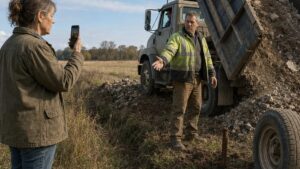 They Called Her Farm’s Back Field “Unused” Until Margaret Measured Where Their Trucks Were Dumping