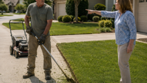The HOA President’s Wife Tried to Stop His Lawn Job—Then One Property Line Changed the Whole Dispute