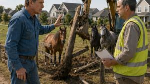 The HOA Tore Down His Horse Fence—Then the Boundary They Wanted Hidden Became Impossible to Ignore