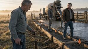 He Warned His Neighbor Not to Pour Concrete Across the Farm Line—Then the Survey Changed Everything