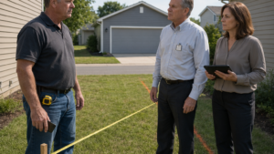 The HOA Rejected His Ten-Foot Garage Setback—Then He Measured the Chairman’s Own Exception Across the Street
