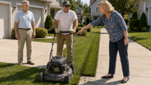 The HOA Threatened His Lawn Crew Over Grass Clippings—Then He Finally Asked Who Had Given Her That Power