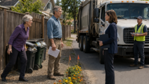She Kept Throwing Garbage Over His Fence Until the HOA Learned Who Owned the Pickup Lane