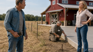 She Said Fourteen Inches of His Hayfield Didn’t Matter—Then the Survey Reached Her New Event Patio