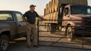 They Blocked His Harvest Truck at the Farm Road—Then the Old County Plat Changed Who Controlled the Gate