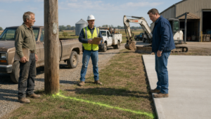He Reported the Old Farm Utility Pole—Then the County Marked His New Concrete Yard for Removal