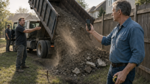 My Neighbor Dumped a Truckload on My Property—Then the HOA Learned Why I Never Moved the Survey Pin