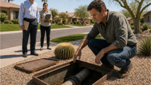 The HOA Fined Him for His Desert Yard—Then He Found Their Water Line Under His Property