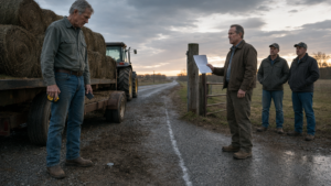 They Ordered Him to Move His Hay Trailer—Then the County Map Showed What His Farm Entrance Was Actually Zoned For