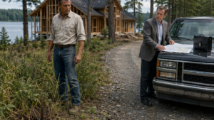 They Ordered Him to Stop Building His Lakeside Cabin—Then the Old Farm Survey Put the Boundary Forty-Three Feet Away