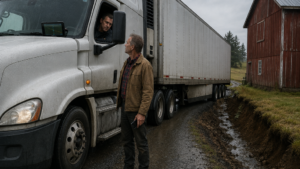 They Kept Sending Freight Trucks Down His Private Farm Road—Until He Found Who Had Changed the Map