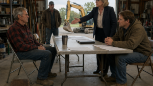 They Mocked the Old Farmhand at the Drainage Meeting—Then He Opened the Survey Folder Nobody Had Checked