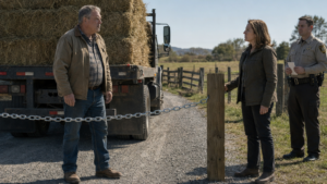 They Chained the Farm Road He Had Used for Thirty Years—Then the Old Survey Line Changed Everything