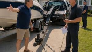 The HOA President Kept Parking His Boat Across My Driveway—Until the Tow Records Exposed What He Had Been Hiding