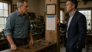 The HOA Ordered Me to Tear Down My Grandfather’s Diamond Workshop—Then the Street Learned What His Old Bench Still Protected